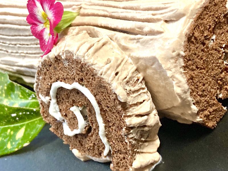 ブッシュドノエル・ココア生クリーム版