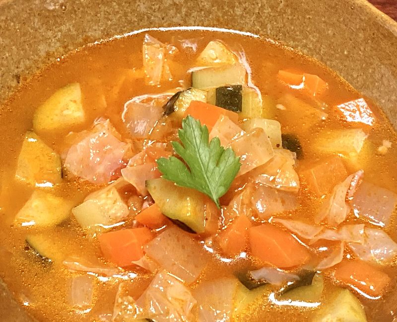 夏野菜と闘う人への、ラタトゥイユ風スープ