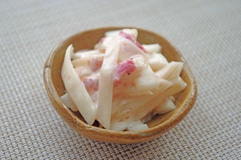 大根の梅マヨ和え